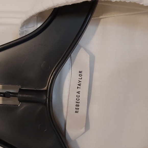 Rebecca Taylor Pleat Front Blouse - Picture 6 of 12